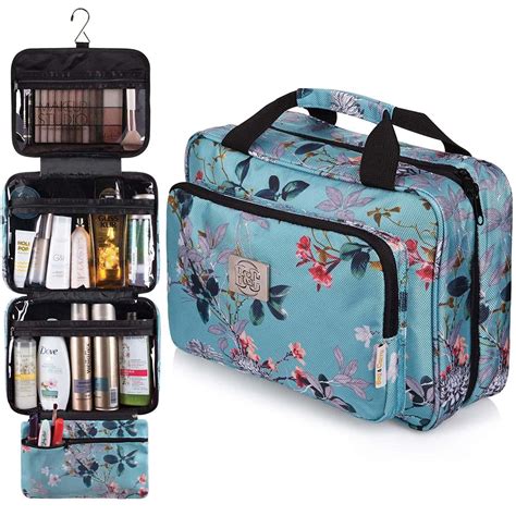 hanging cosmetic travel bag|best hanging travel cosmetic bag.